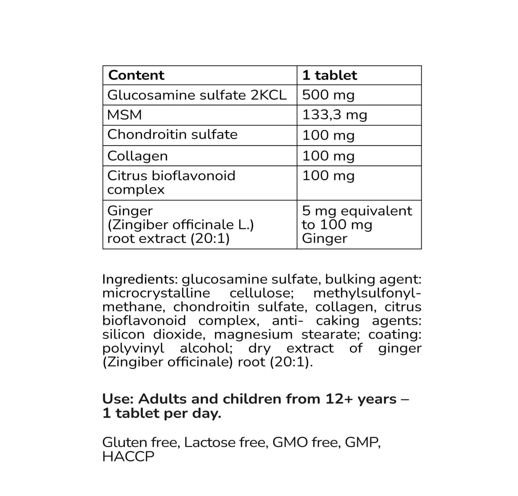 Joint Support Formula - Glucosamine, Chondroitin, Collagen & MSM-1